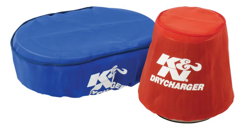 K&N PreCharger Tapered Air Filter Wrap Black 6in Height / 6in Diameter
