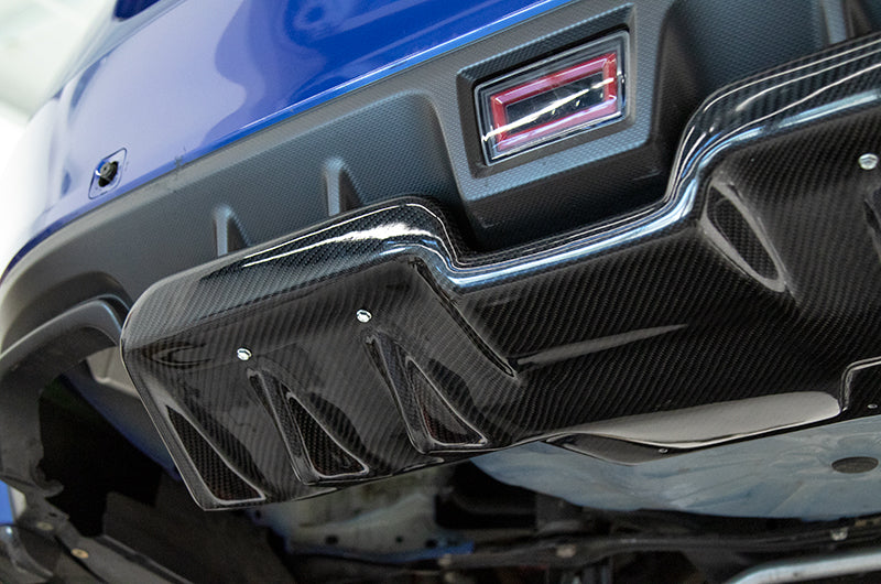 OLM A1 Style Carbon Fiber Rear Diffuser - 2015-2021 WRX / STI