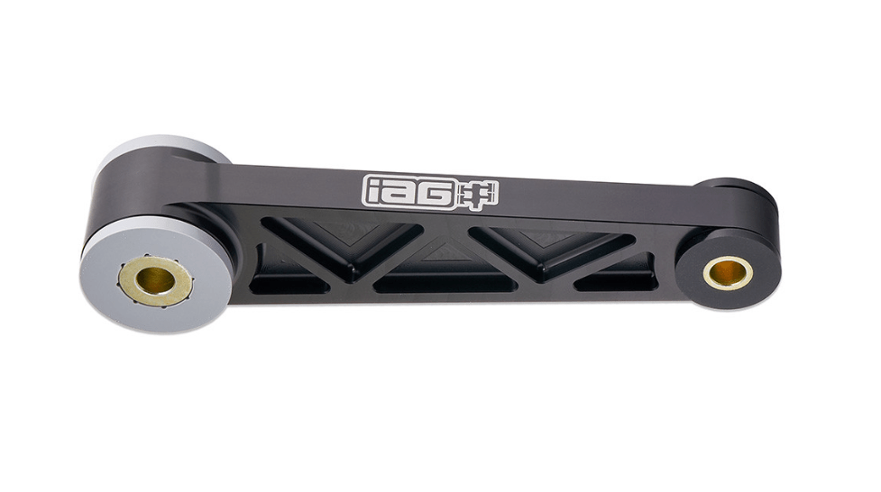 IAG Performance Comfort Series Pitch Stop Mount 55A Black 2002 - 2025 WRX / 2002 - 2021 STI / 2005 - 2009 Legacy GT / 2004 - 2011 Forester XT - IAG - DRV - 2230BK - Subimods.com