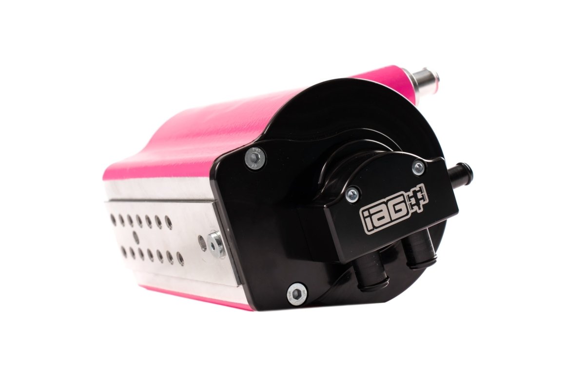 IAG Performance Limited Edition V3 Street Series Air / Oil Separator (AOS) Hyper Pink 2008-2014 WRX / 2008-2021 STI - IAG-ENG-7181HP - Subimods.com