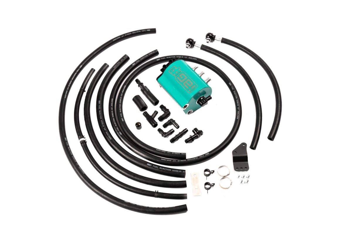 IAG Performance Limited Edition V3 Street Series Air / Oil Separator (AOS) Hyper Teal 2008-2014 WRX / 2008-2021 STI - IAG-ENG-7181GT - Subimods.com