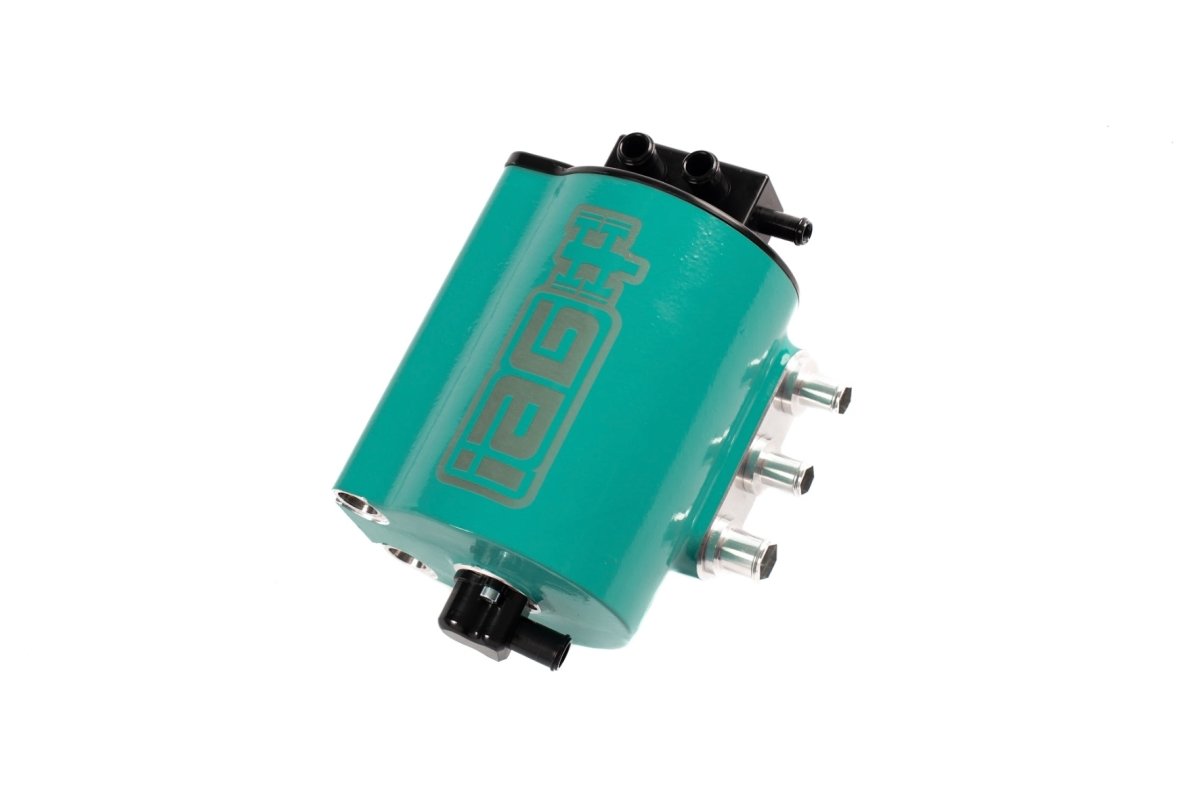 IAG Performance Limited Edition V3 Street Series Air / Oil Separator (AOS) Hyper Teal 2022-2024 WRX - IAG-ENG-7183GT - Subimods.com