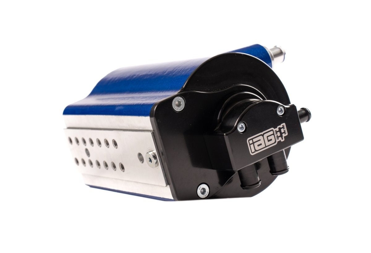 IAG Performance Limited Edition V3 Street Series Air / Oil Separator (AOS) World Rally Blue 2015-2021 WRX - IAG-ENG-7182WRB - Subimods.com