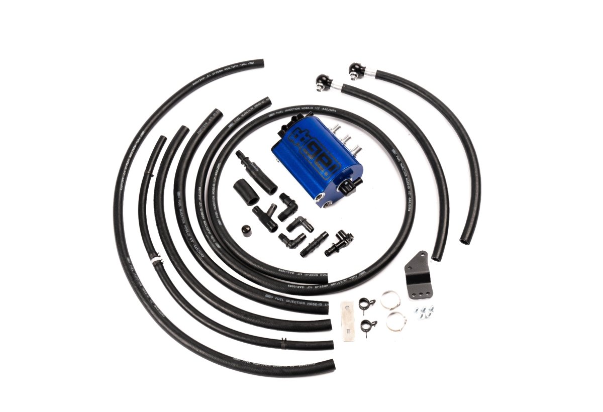IAG Performance Limited Edition V3 Street Series Air / Oil Separator (AOS) World Rally Blue 2015-2021 WRX - IAG-ENG-7182WRB - Subimods.com