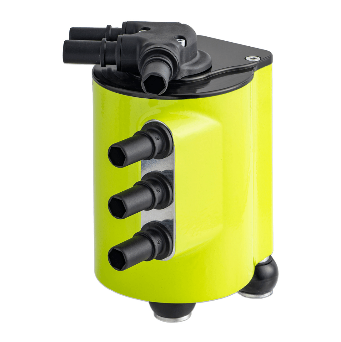 IAG Performance V3 Street Series Air / Oil Separator (AOS) Neon Yellow 2002 - 2007 WRX / 2004 - 2007 STI / 2004 - 2008 Forester XT - IAG - ENG - 7185NY - Subimods.com