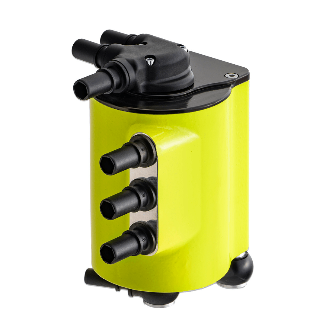 IAG Performance V3 Street Series Air / Oil Separator (AOS) Neon Yellow 2008 - 2014 WRX / 2008 - 2021 STI / 2009 - 2013 Forester XT / 2005 - 2009 Legacy GT / 2005 - 2009 Outback XT - IAG - ENG - 7186NY - Subimods.com