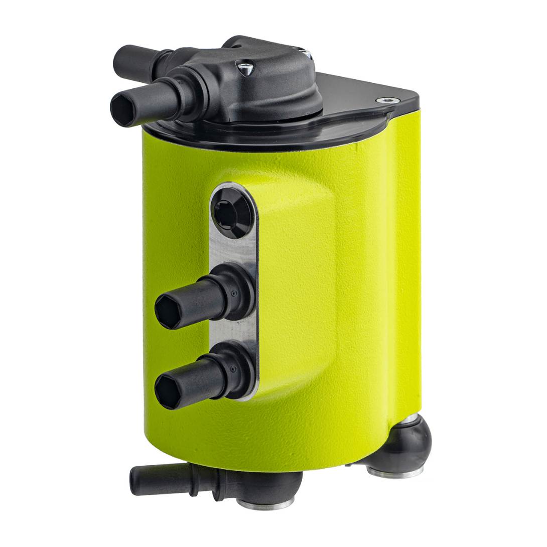 IAG Performance V3 Street Series Air / Oil Separator (AOS) Neon Yellow 2015 - 2021 WRX / 2014 - 2018 Forester XT - IAG - ENG - 7187NY - Subimods.com
