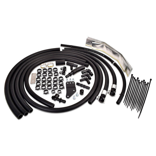 IAG Performance V3 Street Series Air / Oil Separator (AOS) Replacement Line / Hardware Kit 2008-2014 WRX / 2008-2021 STI - IAG-RPL-7181IK - Subimods.com