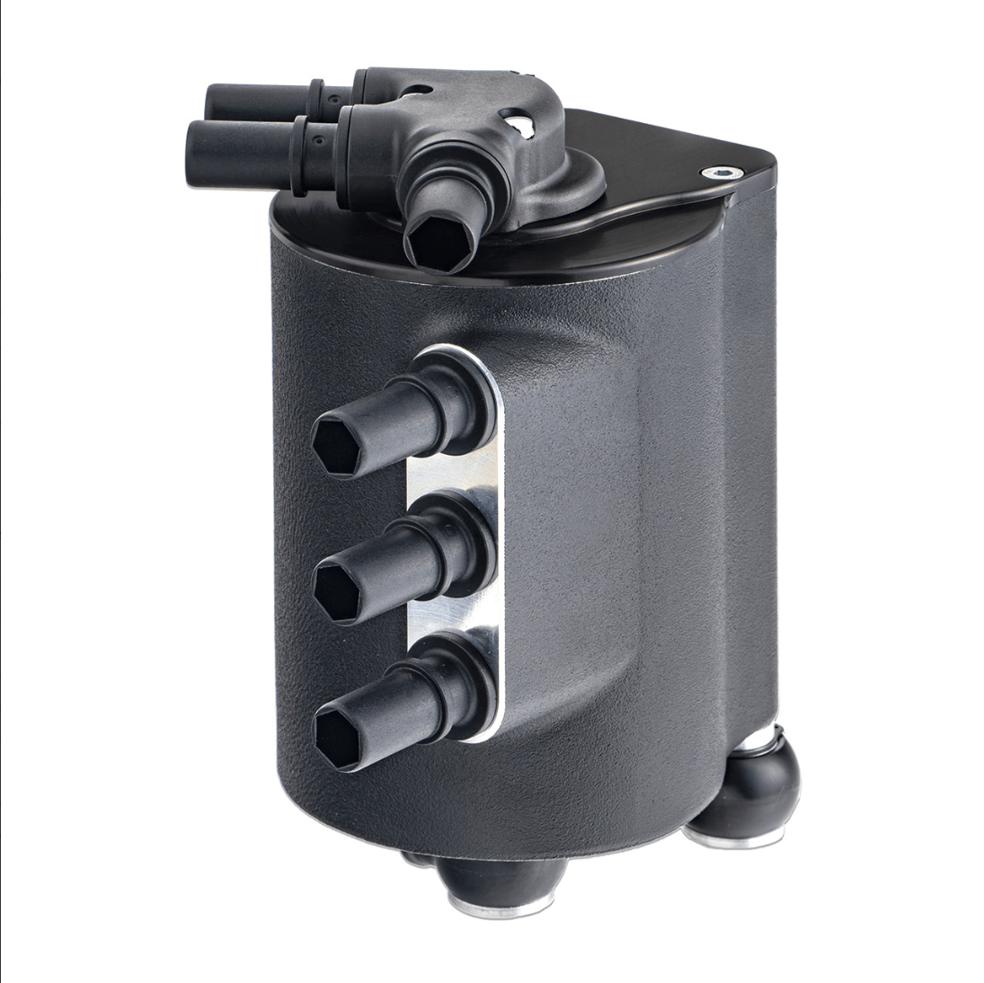IAG Performance V3 Street Series Air / Oil Separator (AOS) Wrinkle Black 2002 - 2007 WRX / 2004 - 2007 STI / 2004 - 2008 Forester XT - IAG - ENG - 7185BK - Subimods.com