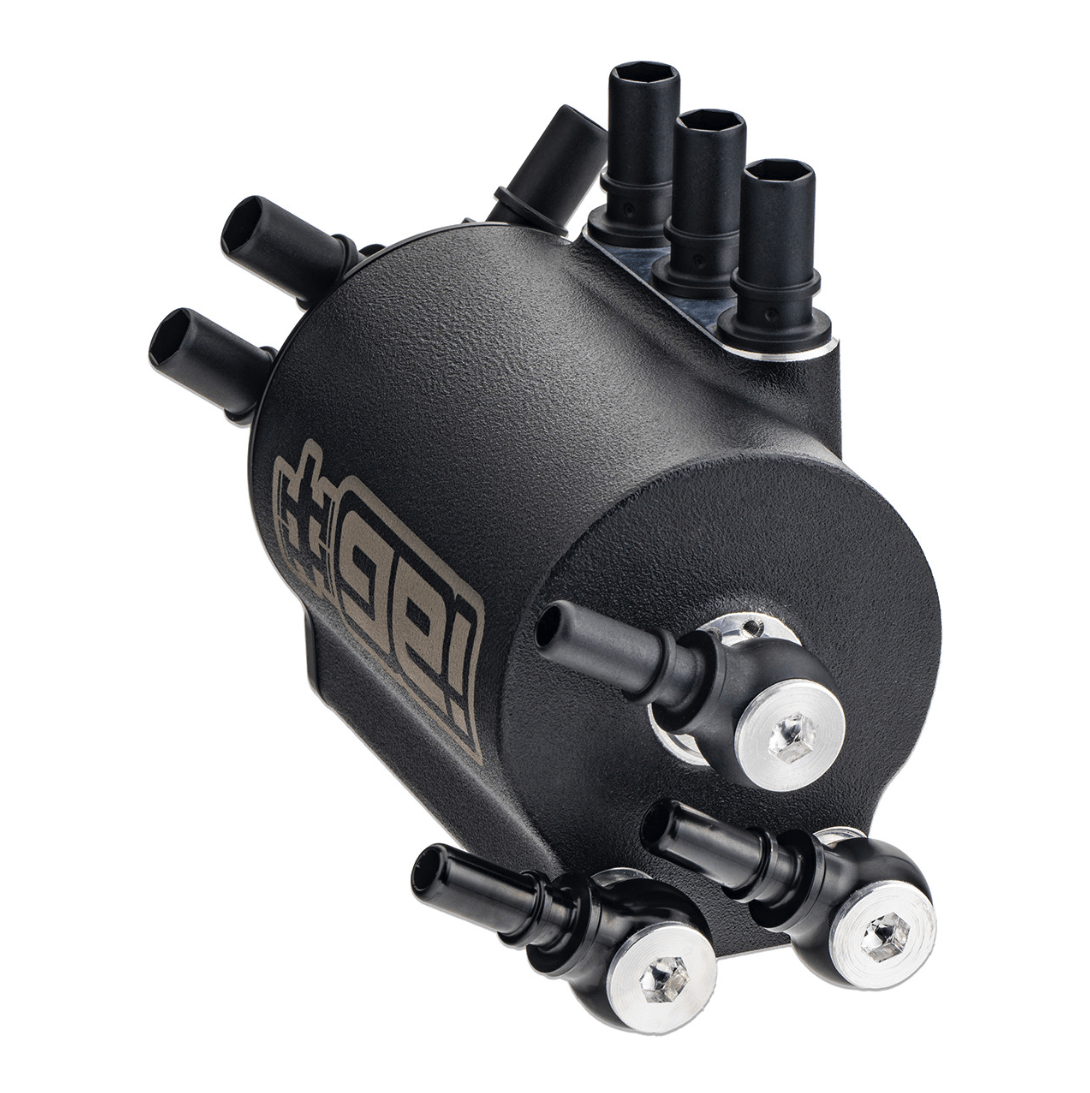IAG Performance V3 Street Series Air / Oil Separator (AOS) Wrinkle Black 2002 - 2007 WRX / 2004 - 2007 STI / 2004 - 2008 Forester XT - IAG - ENG - 7185BK - Subimods.com
