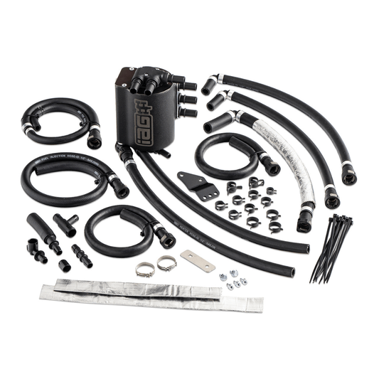 IAG Performance V3 Street Series Air / Oil Separator (AOS) Wrinkle Black 2008 - 2014 WRX / 2008 - 2021 STI / 2009 - 2013 Forester XT / 2005 - 2009 Legacy GT / 2005 - 2009 Outback XT - IAG - ENG - 7186BK - Subimods.com