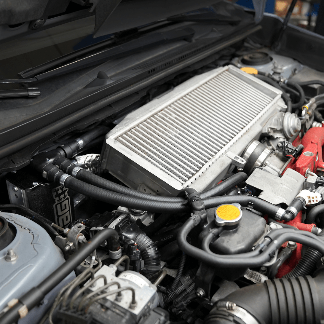 IAG Performance V3 Street Series Air / Oil Separator (AOS) Wrinkle Black 2008 - 2014 WRX / 2008 - 2021 STI / 2009 - 2013 Forester XT / 2005 - 2009 Legacy GT / 2005 - 2009 Outback XT - IAG - ENG - 7186BK - Subimods.com