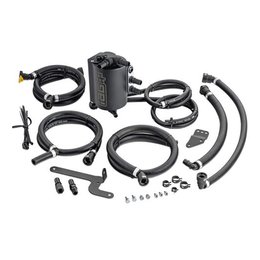 IAG Performance V3 Street Series Air / Oil Separator (AOS) Wrinkle Black 2015 - 2021 WRX / 2014 - 2018 Forester XT - IAG - ENG - 7187BK - Subimods.com