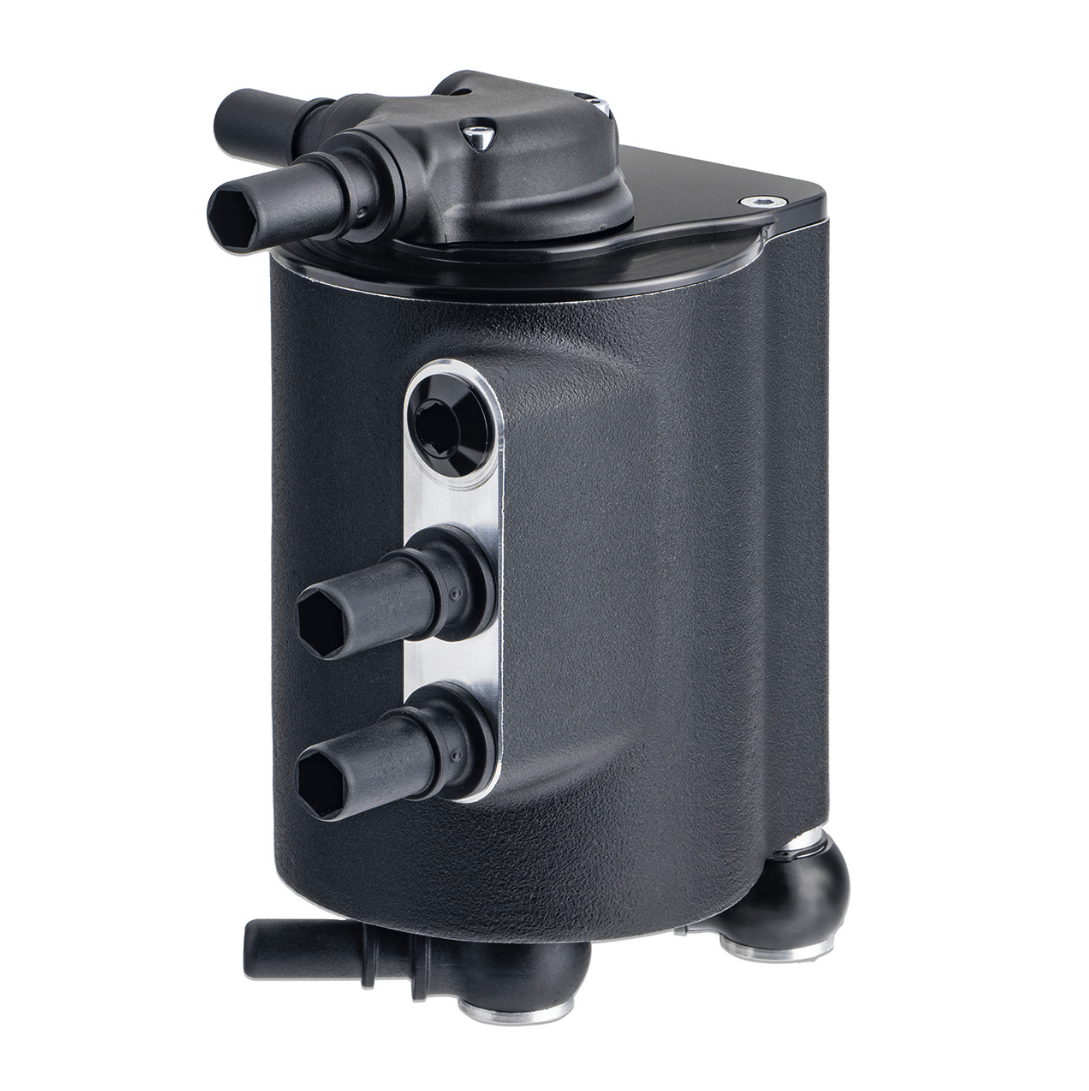 IAG Performance V3 Street Series Air / Oil Separator (AOS) Wrinkle Black 2015 - 2021 WRX / 2014 - 2018 Forester XT - IAG - ENG - 7187BK - Subimods.com