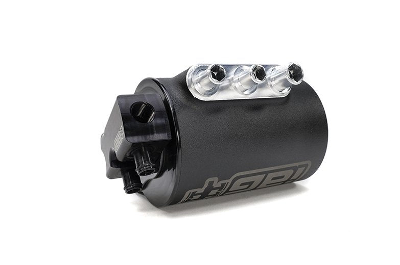 IAG Performance V3 Street Series Air / Oil Separator (AOS) Wrinkle Black 2022-2024 WRX - IAG-ENG-7183BK - Subimods.com