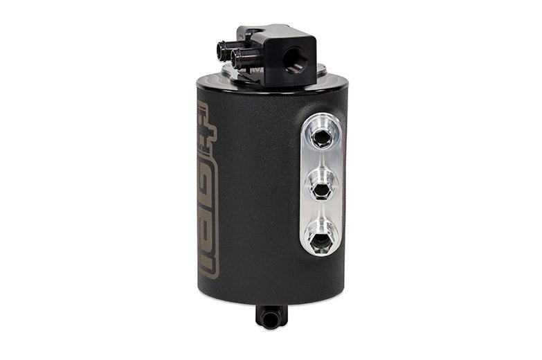IAG Performance V3 Street Series Air / Oil Separator (AOS) Wrinkle Black 2022-2024 WRX - IAG-ENG-7183BK - Subimods.com