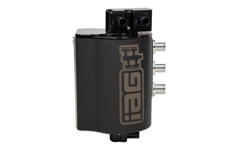 IAG Performance V3 Street Series Air / Oil Separator (AOS) Wrinkle Black 2022-2024 WRX - IAG-ENG-7183BK - Subimods.com