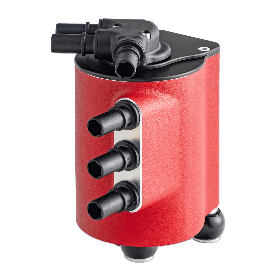 IAG Performance V3 Street Series Air / Oil Separator (AOS) Wrinkle Red 2002 - 2007 WRX / 2004 - 2007 STI / 2004 - 2008 Forester XT - IAG - ENG - 7185RD - Subimods.com