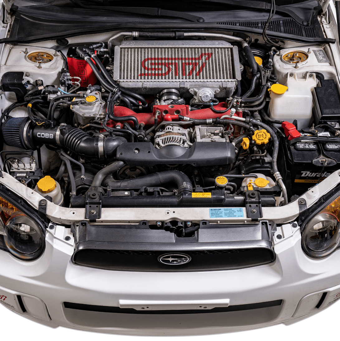 IAG Performance V3 Street Series Air / Oil Separator (AOS) Wrinkle Red 2002 - 2007 WRX / 2004 - 2007 STI / 2004 - 2008 Forester XT - IAG - ENG - 7185RD - Subimods.com