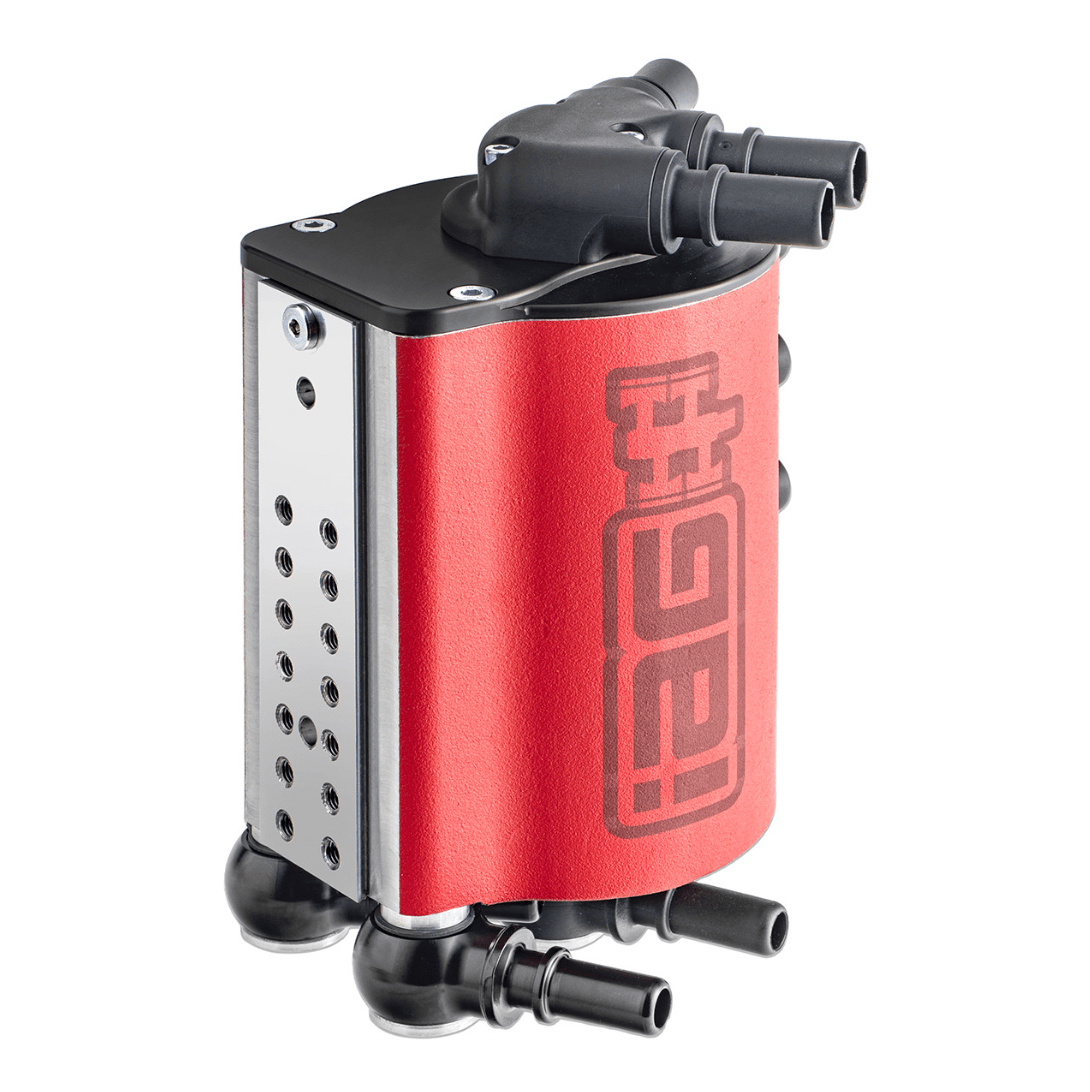 IAG Performance V3 Street Series Air / Oil Separator (AOS) Wrinkle Red 2002 - 2007 WRX / 2004 - 2007 STI / 2004 - 2008 Forester XT - IAG - ENG - 7185RD - Subimods.com