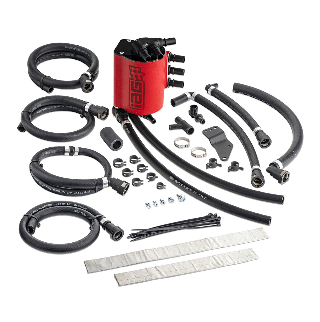 IAG Performance V3 Street Series Air / Oil Separator (AOS) Wrinkle Red 2002 - 2007 WRX / 2004 - 2007 STI / 2004 - 2008 Forester XT - IAG - ENG - 7185RD - Subimods.com