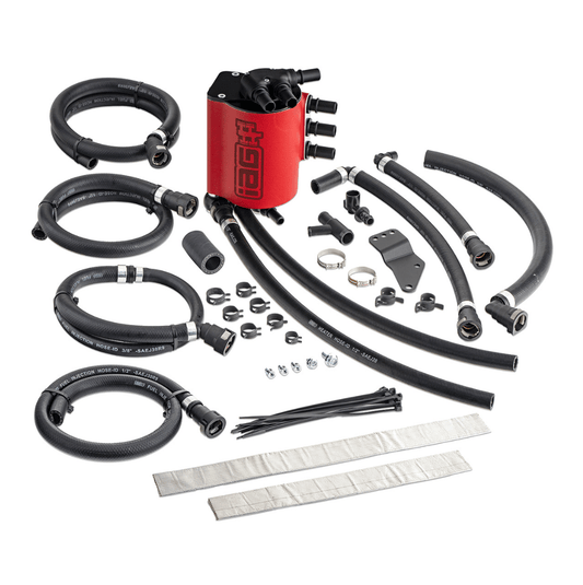 IAG Performance V3 Street Series Air / Oil Separator (AOS) Wrinkle Red 2002 - 2007 WRX / 2004 - 2007 STI / 2004 - 2008 Forester XT - IAG - ENG - 7185RD - Subimods.com