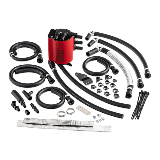 IAG Performance V3 Street Series Air / Oil Separator (AOS) Wrinkle Red 2008 - 2014 WRX / 2008 - 2021 STI / 2009 - 2013 Forester XT / 2005 - 2009 Legacy GT / 2005 - 2009 Outback XT - IAG - ENG - 7186RD - Subimods.com