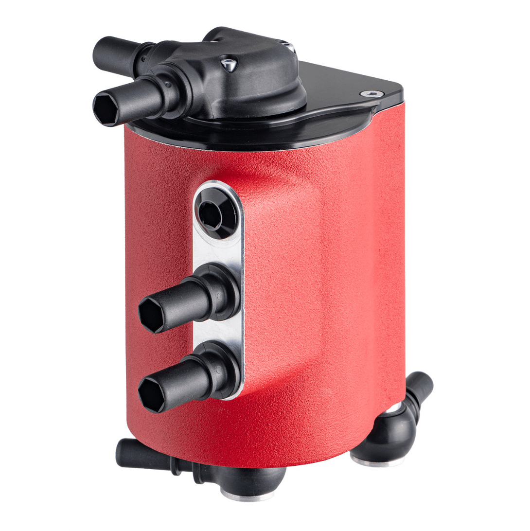 IAG Performance V3 Street Series Air / Oil Separator (AOS) Wrinkle Red 2015 - 2021 WRX / 2014 - 2018 Forester XT - IAG - ENG - 7187RD - Subimods.com