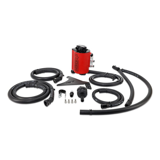 IAG Performance V3 Street Series Air / Oil Separator (AOS) Wrinkle Red 2022-2024 WRX - IAG-ENG-7183RD - Subimods.com