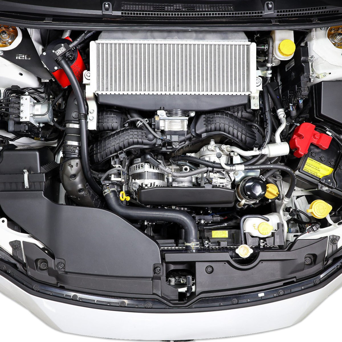 IAG Performance V3 Street Series Air / Oil Separator (AOS) Wrinkle Red 2022-2024 WRX - IAG-ENG-7183RD - Subimods.com