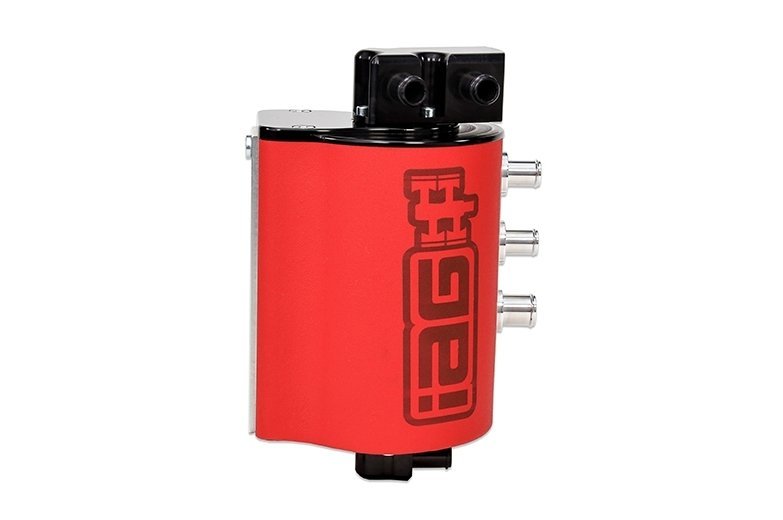 IAG Performance V3 Street Series Air / Oil Separator (AOS) Wrinkle Red 2022-2024 WRX - IAG-ENG-7183RD - Subimods.com