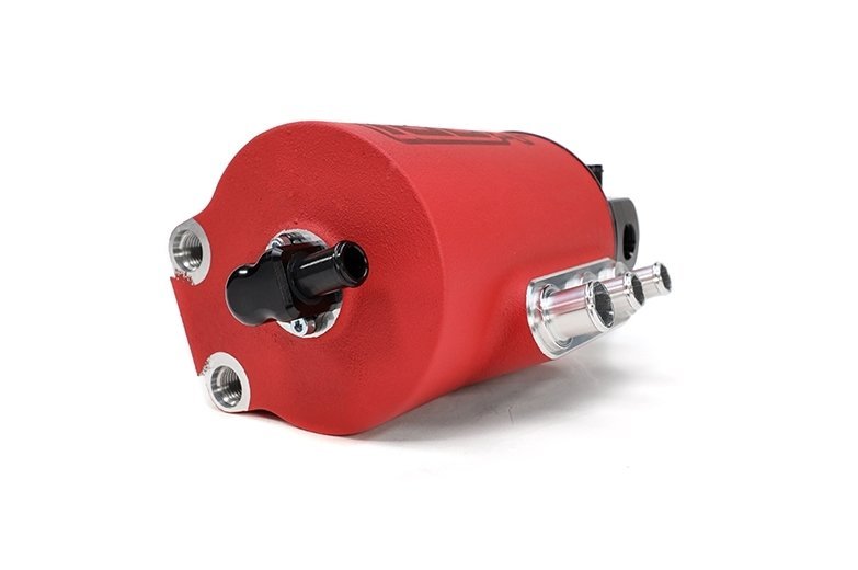 IAG Performance V3 Street Series Air / Oil Separator (AOS) Wrinkle Red 2022-2024 WRX - IAG-ENG-7183RD - Subimods.com