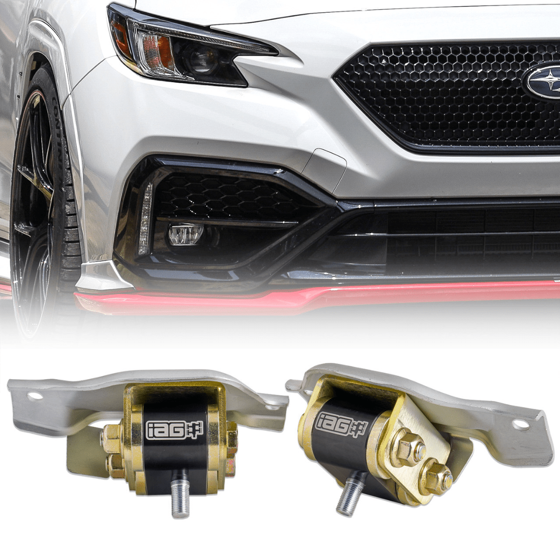 IAG Race Series Engine Mount Set Solid w/ Brackets 2022 - 2025 WRX - IAG - DRV - 2027 - Subimods.com