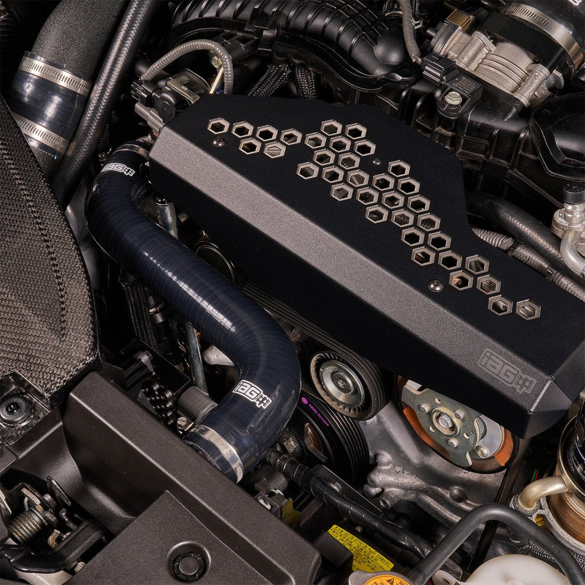 IAG Silicone Radiator Hose Kit Black 2022 - 2025 WRX - IAG-ENG-2321BK - Subimods.com