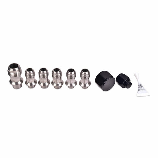 IAG Stainless Steel AN Breather Fitting Set 2006 - 2014 WRX / 2004 - 2021 STI - IAG - ENG - 7301 - Subimods.com