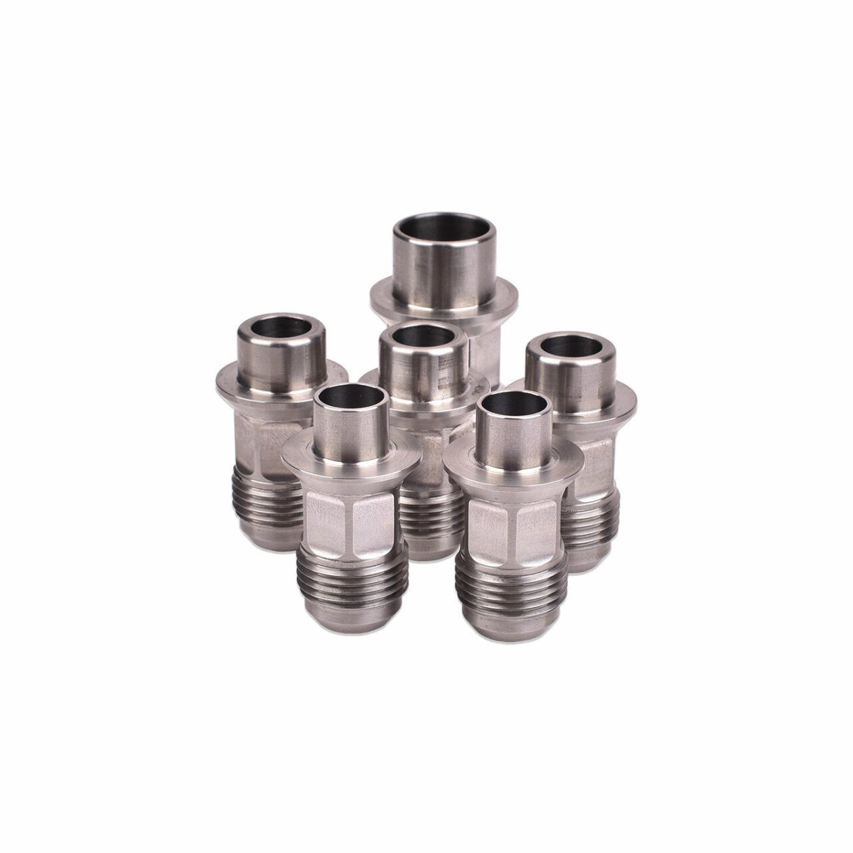 IAG Stainless Steel AN Breather Fitting Set 2006 - 2014 WRX / 2004 - 2021 STI - IAG-ENG-7301 - Subimods.com