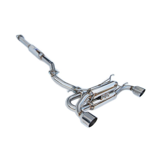 Invidia R400 Gemini Cat Back Exhaust SS Tip Subaru BRZ 2013-2019 / Scion FR-S 2013-2016 / Toyota FT-86 2017-2019 (HS12SST7GM1SS)-invHS12SST7GM1SS-HS12SST7GM1SS-Cat Back Exhaust System-Invidia-JDMuscle