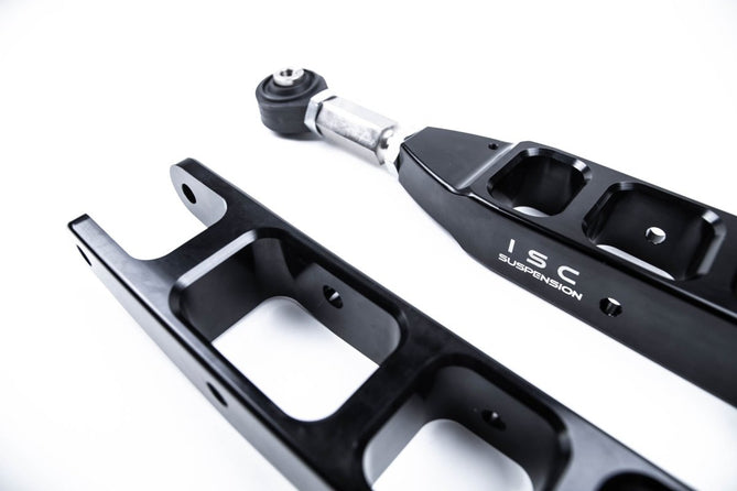 ISC 08-25 WRX / 08-21 STI / 09-13 FXT / 13-22 BRZ V3 Black Rear Adjustable Control Arms | S012-CA-V3B