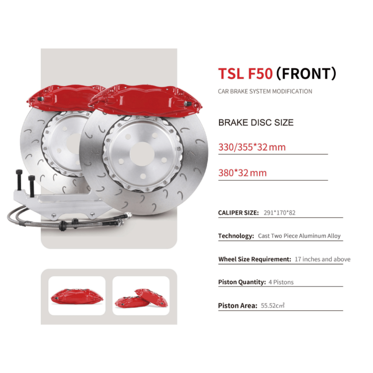 JDMuscle [22-25 BRZ/GR86] Big Brake Kit