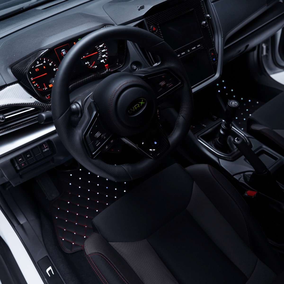 JDMuscle [22-26 WRX] Phantom Series RGB Floor Liners