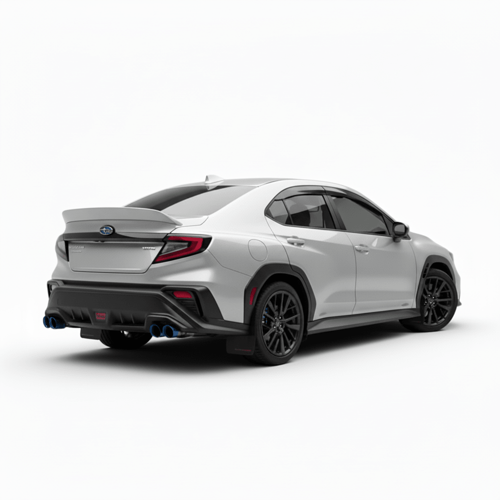 JDMuscle [22-26 WRX] V3 Duck Bill Low Profile Spoiler | Painted Matched