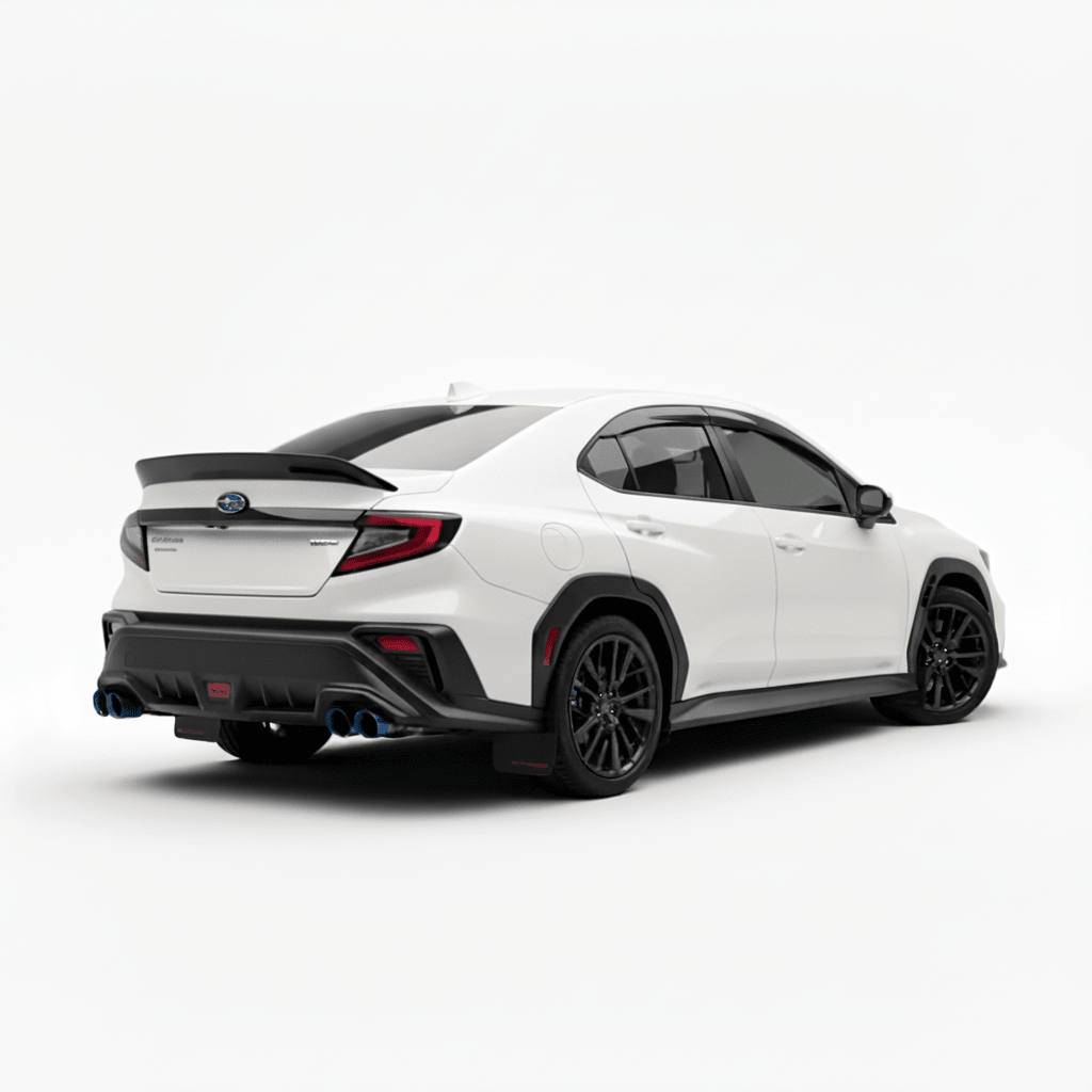 JDMuscle [22-26 WRX] V3 Duck Bill Low Profile Spoiler | Painted Matched