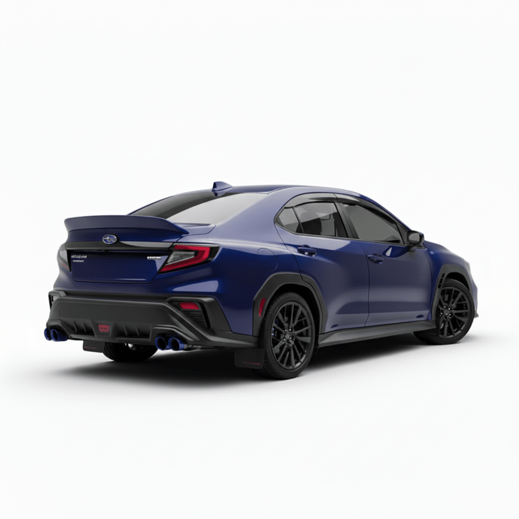 JDMuscle [22-26 WRX] V3 Duck Bill Low Profile Spoiler | Painted Matched