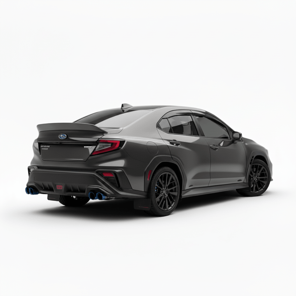 JDMuscle [22-26 WRX] V3 Duck Bill Low Profile Spoiler | Painted Matched