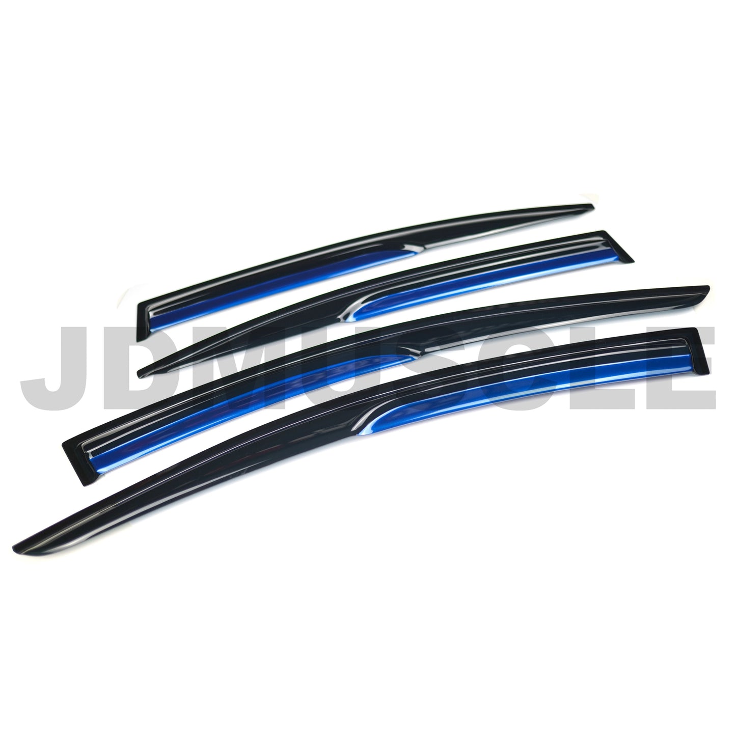 JDMuscle 15-21 WRX/STI Rain Guard V2 with Color Accent