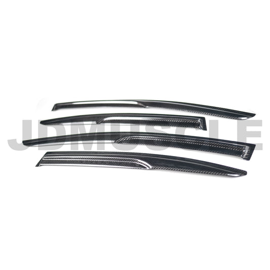 JDMuscle 15-21 WRX/STI Tanso Carbon Fiber Rain Guard / Wind Deflector