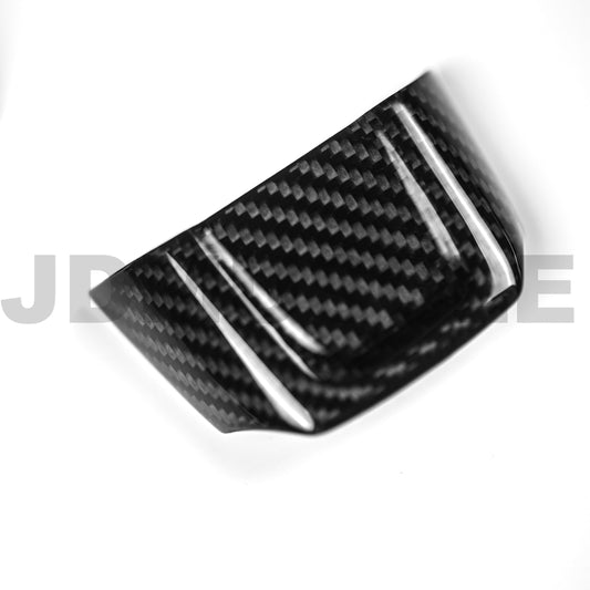 JDMuscle Tanso Carbon Fiber Steering Wheel Lower Cover - 2015+ WRX/STI