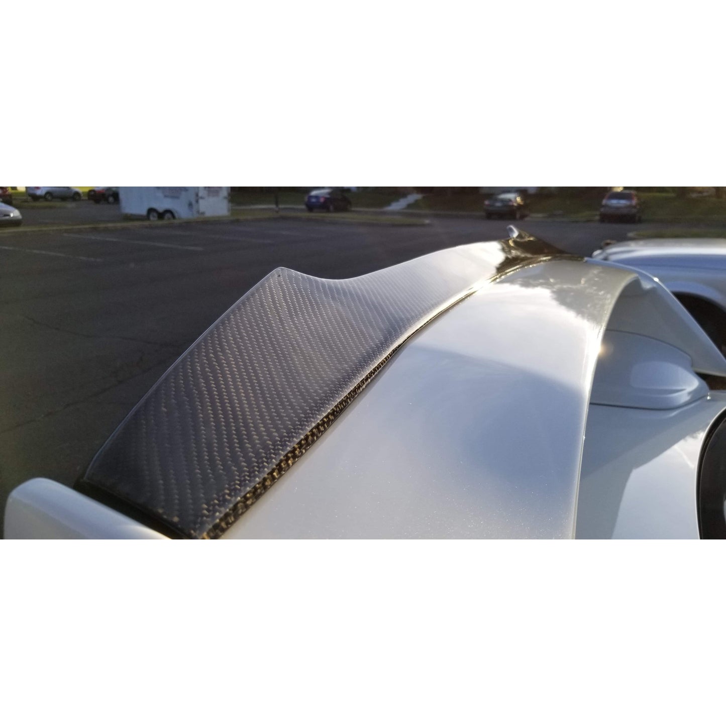 JDMuscle 2015-23 WRX/STI Carbon Fiber Wing Gurney Flap V1, fits w/ OEM or JDMuscle STI Wing | JDM-WRX15-TSV#CF