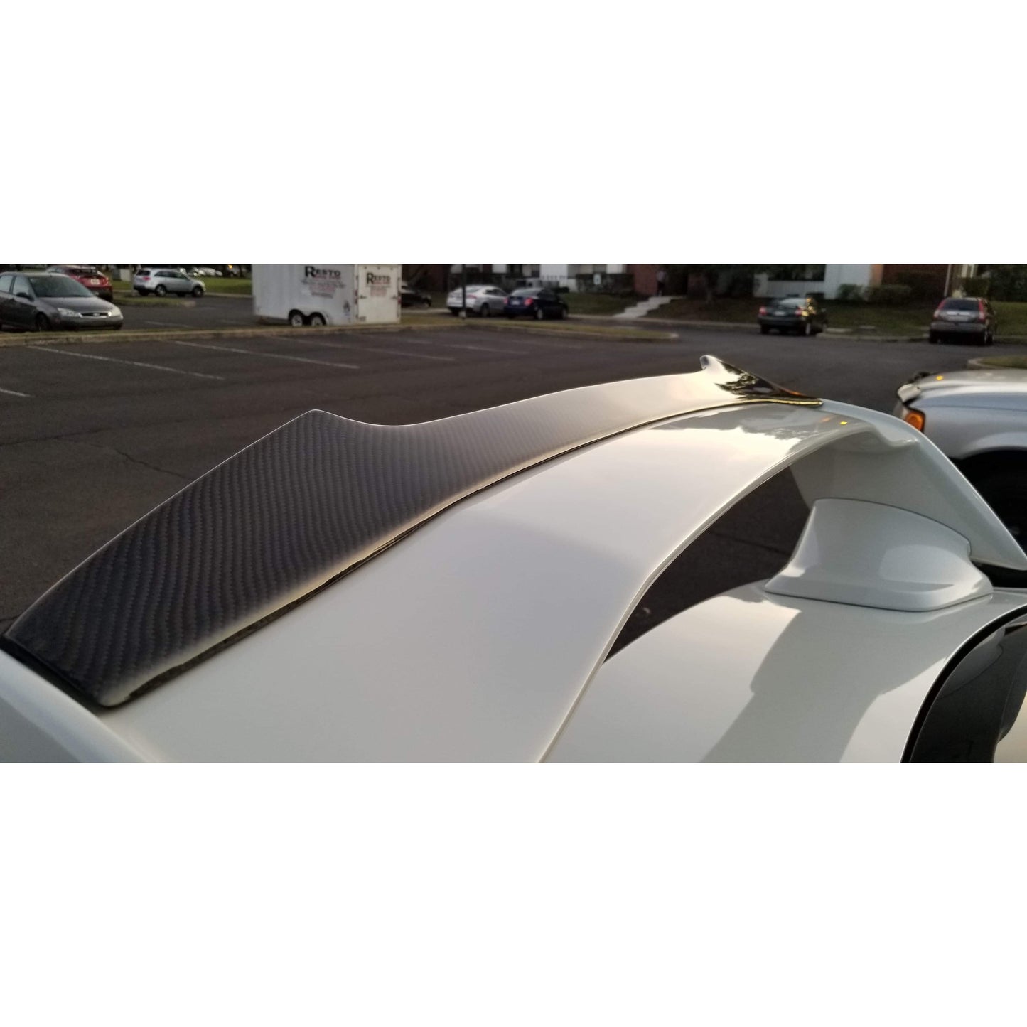 JDMuscle 2015-23 WRX/STI Carbon Fiber Wing Gurney Flap V1, fits w/ OEM or JDMuscle STI Wing | JDM-WRX15-TSV#CF