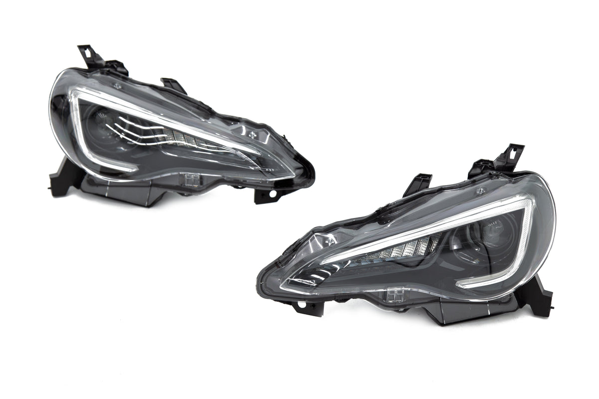 OLM Sequential Style Headlights w/ 6000k HID - 13+ FT86 / BRZ